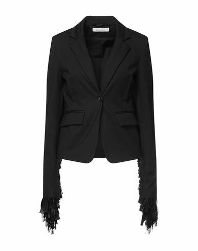 Nostrasantissima Woman Blazer Black Viscose, Polyamide, Elastane, Cotton, Acetate Cover