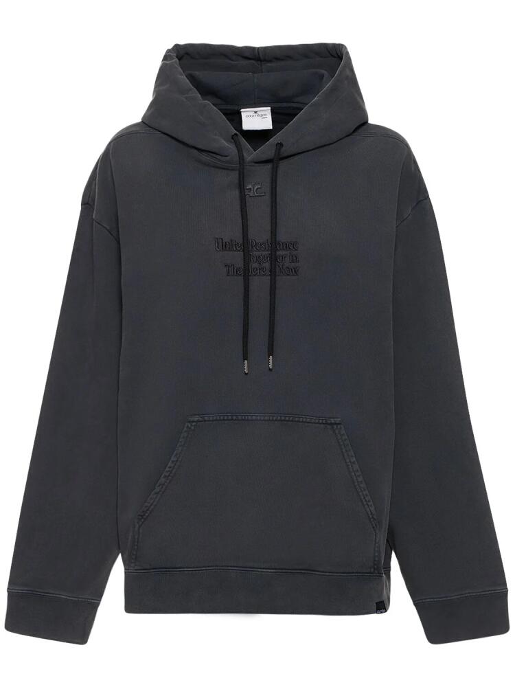 COURREGES Ac Oversize Stonewashed Hoodie Cover