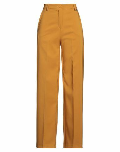 Berna Woman Pants Ocher Polyester, Elastane Cover