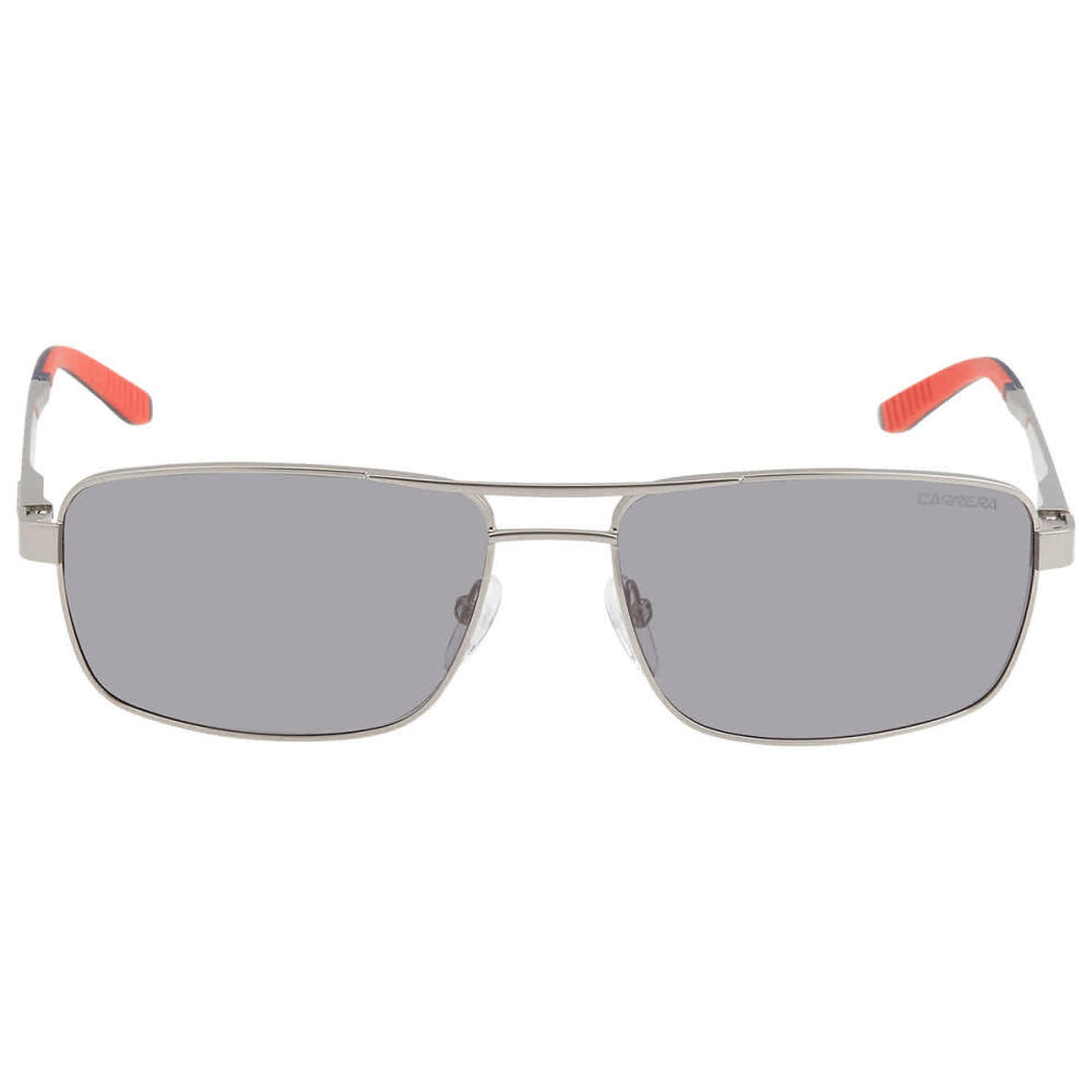 Carrera Gray Flash Silver Rectangular Unisex Sunglasses Cover