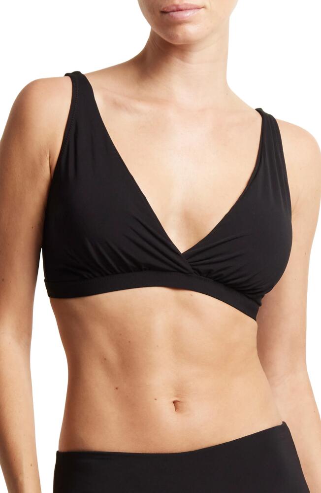 Hanky Panky Wrap Front Bikini Top in Black Cover