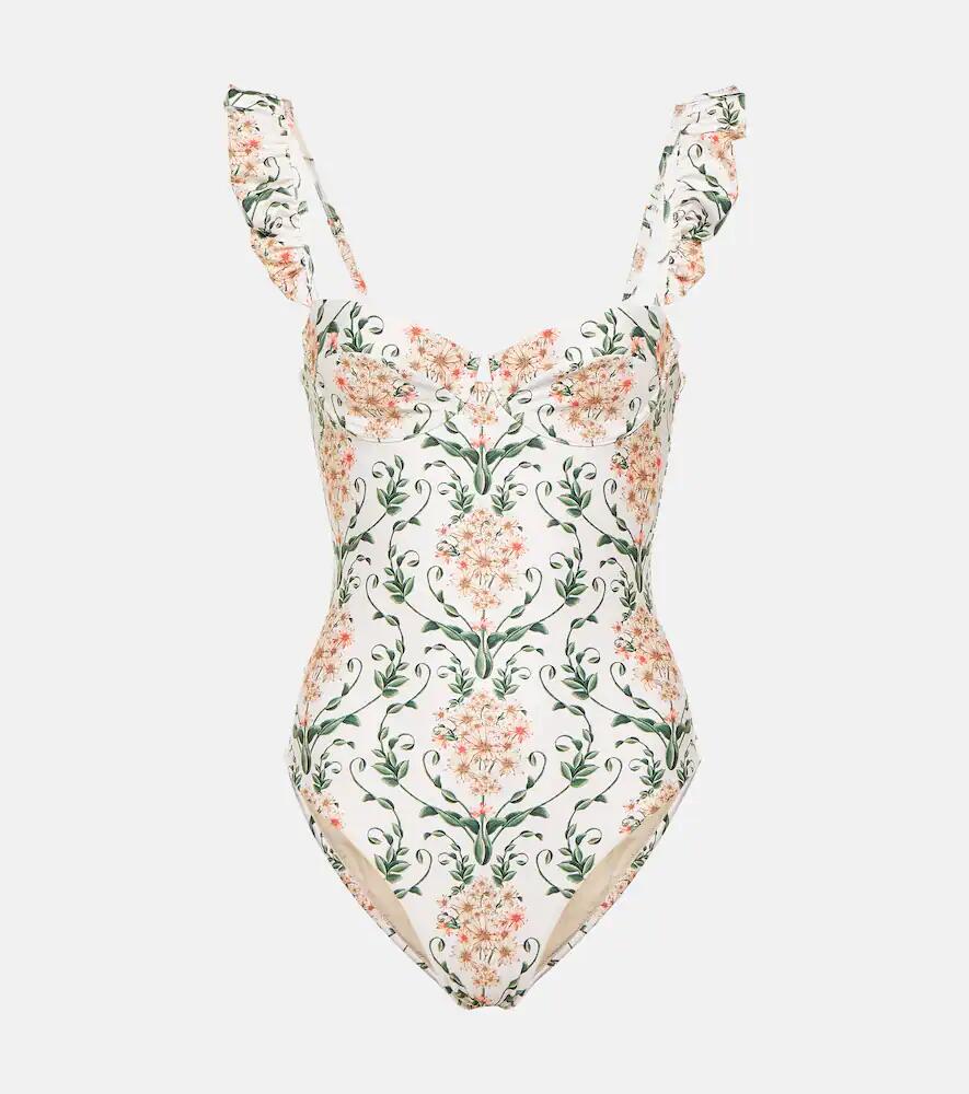 Agua by Agua Bendita Ajonjoli floral swimsuit Cover