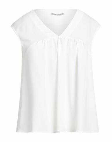 Biancoghiaccio Woman Top White Polyester, Elastane Cover