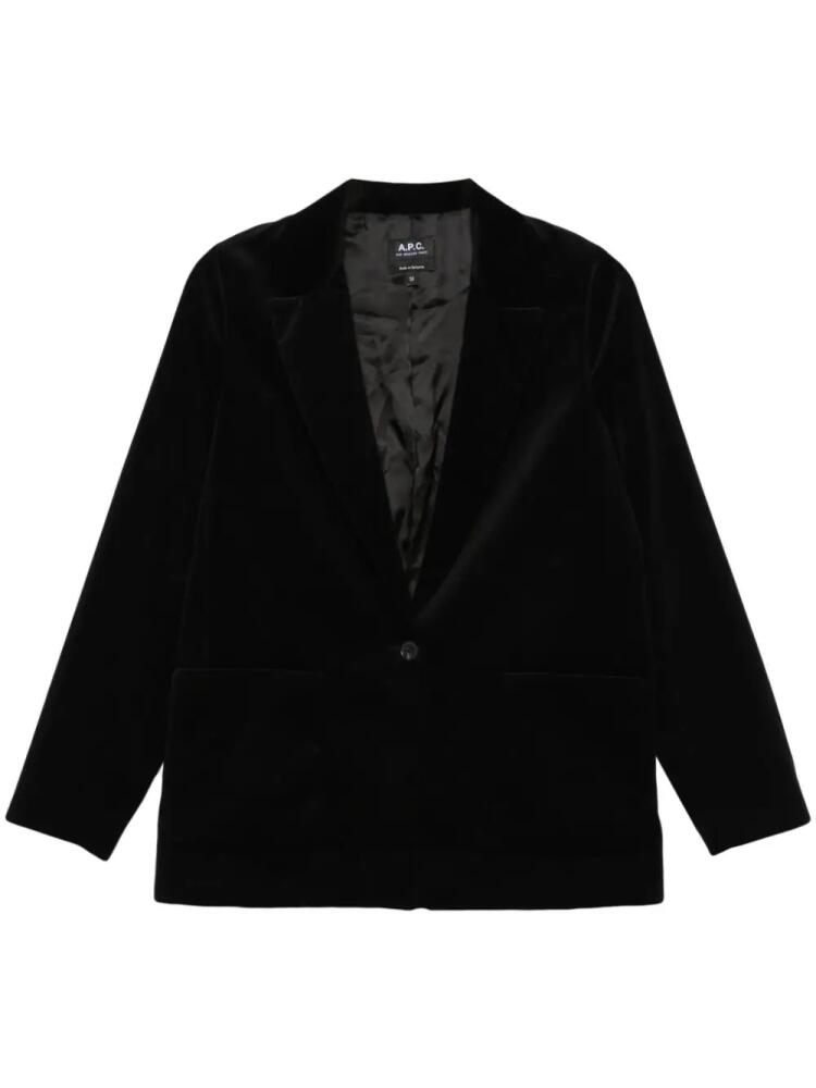 A.P.C. Taly blazer - Black Cover