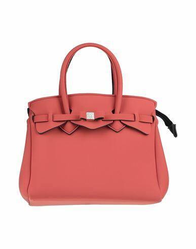 Save My Bag Woman Handbag Brick red PEEK (Polyether - Ether - Ketone), Polyamide, Elastane Cover