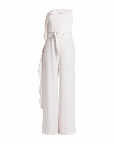 Vicolo Woman Jumpsuit Beige Polyester, Elastane Cover