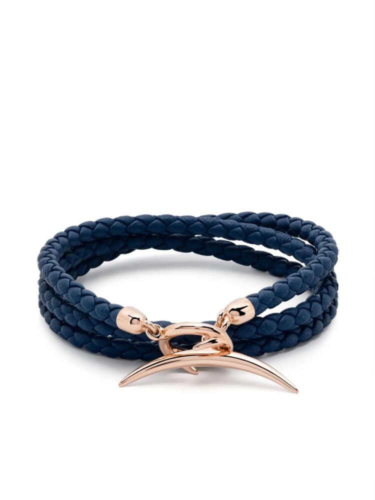 Shaun Leane rose gold vermeil and leather Quill bracelet - Pink Cover