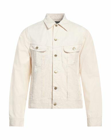 Polo Ralph Lauren Man Denim outerwear Cream Cotton Cover