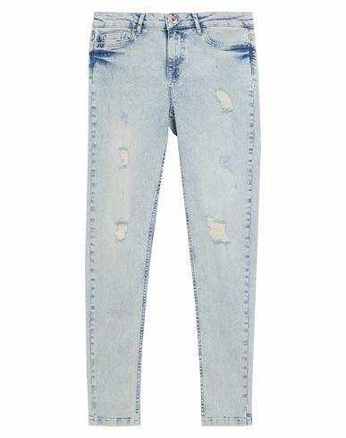 Relish Woman Jeans Blue Cotton, Elastane Cover