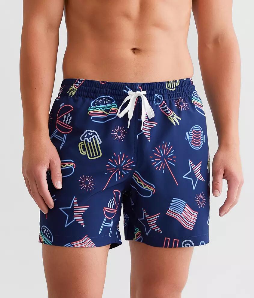 Chubbies The Patriotic Lights Stretch Swim Trunks Cover