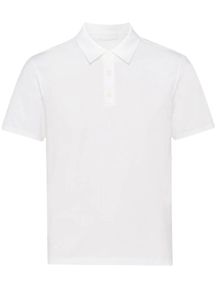 Prada cotton polo-shirt - White Cover