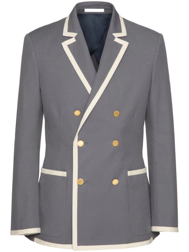 Valentino Garavani double-breasted blazer - Grey Cover