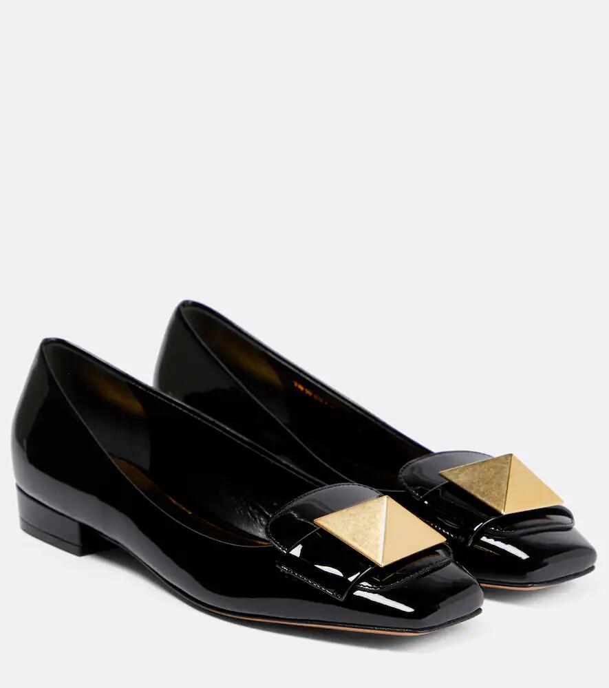 Valentino Garavani One Stud patent leather ballet flats Cover