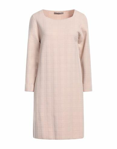 D. exterior Woman Mini dress Blush Merino Wool, Polyester Cover