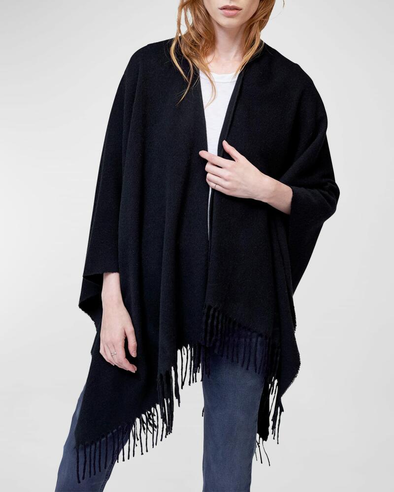 Rag & Bone Cashmere Fringe Poncho Cover