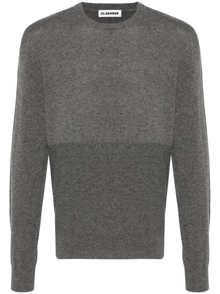 Jil Sander crew-neck sweater - Grey Cover