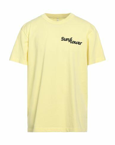 Sunflower Man T-shirt Light yellow Organic cotton Cover