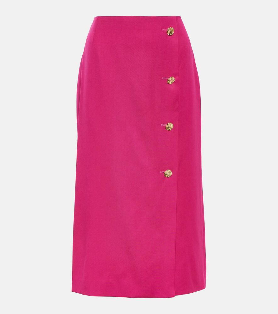 Nina Ricci Wool midi pencil skirt Cover