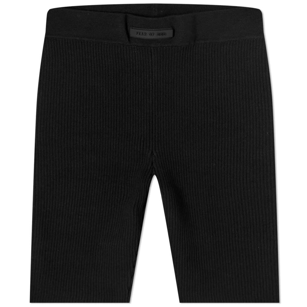 Fear of God ESSENTIALS Women's Biker Shorts in Black Cover