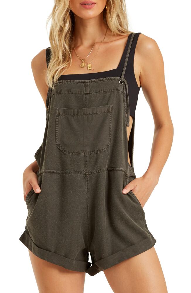 Billabong Wild Pursuit Short Overalls in Off Black Cover