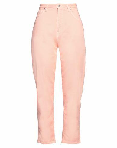 Haikure Woman Pants Salmon pink Cotton, Elastomultiester, Elastane Cover