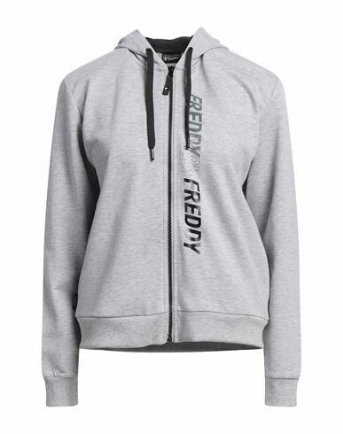 Freddy Woman Sweatshirt Grey Cotton, Polyester, Elastane Cover