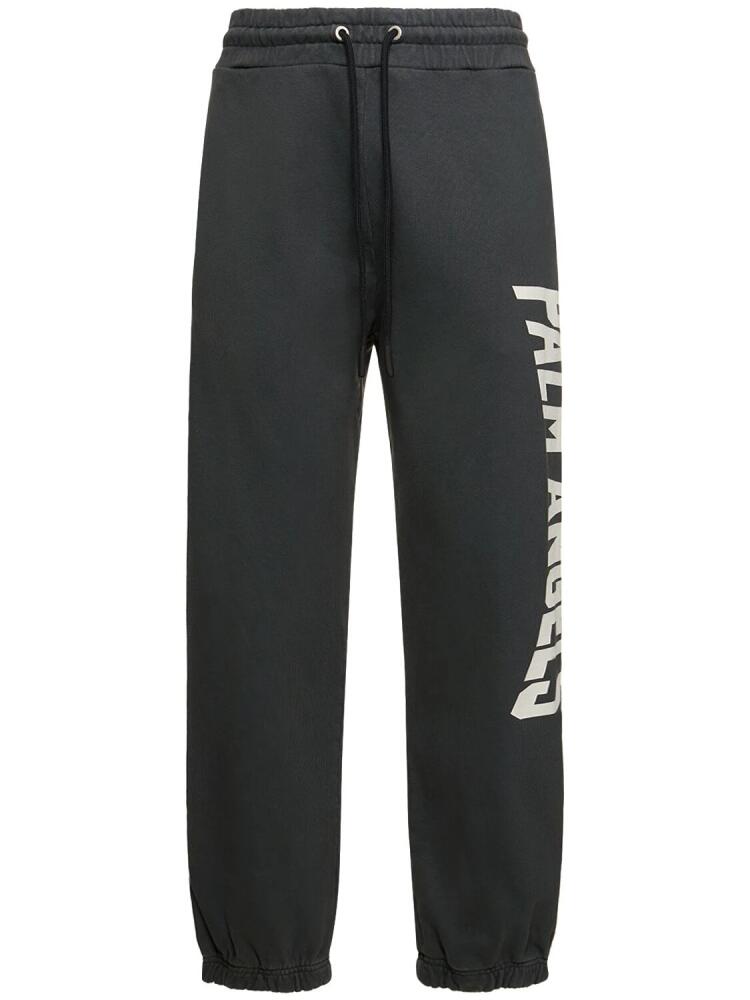 PALM ANGELS Pa City Cotton Washed Sweatpants Cover