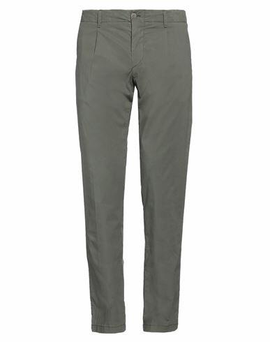 Fedeli Man Pants Sage green Lyocell, Cotton, Elastane Cover