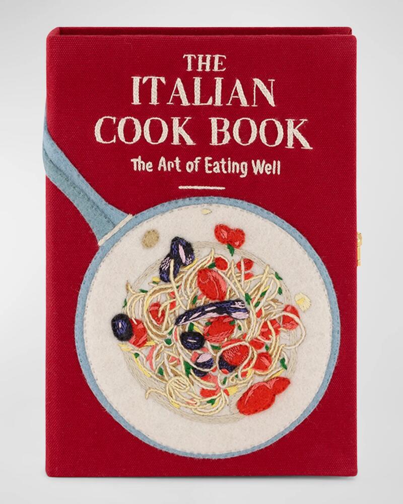 Olympia Le-Tan The Italian Cook Book Clutch Bag Cover