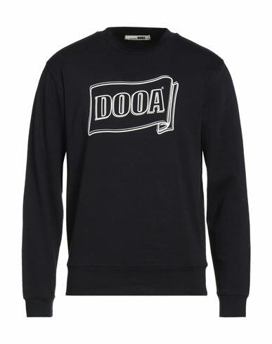 Dooa Man Sweatshirt Midnight blue Cotton Cover