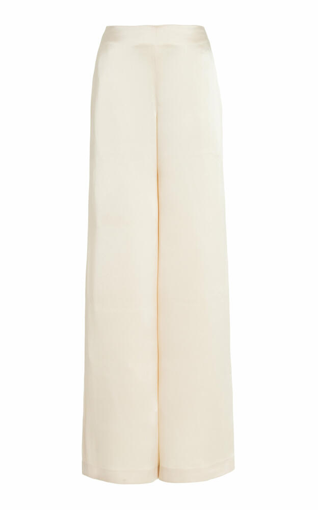 Sophie et Voila - Wide-Leg Satin Pants - Ivory Cover