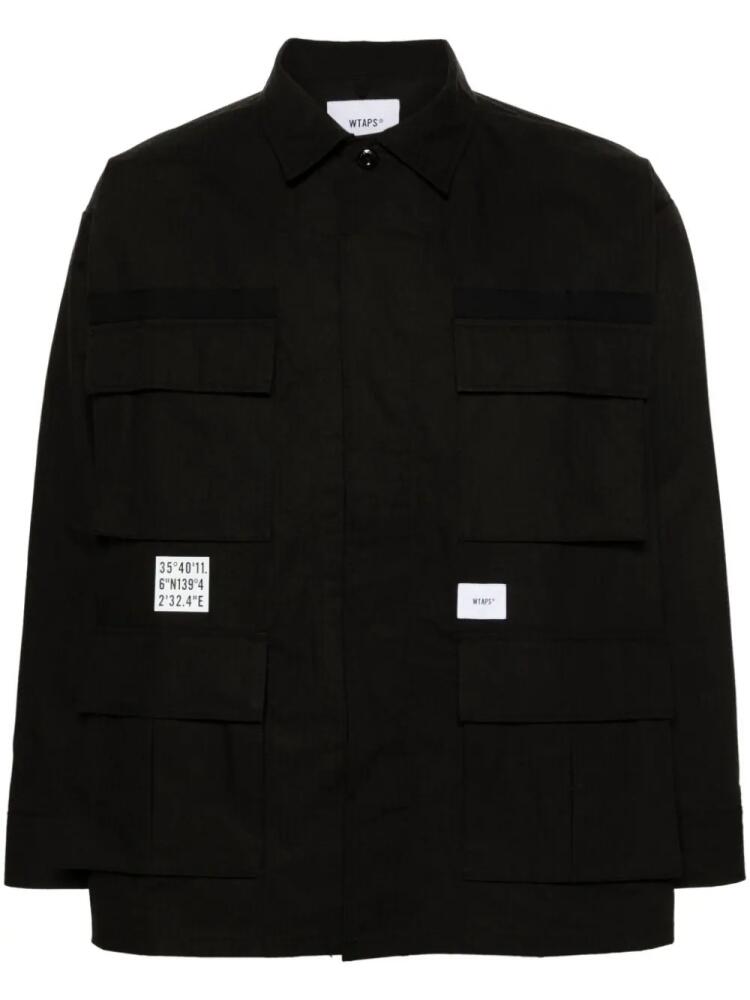 WTAPS 13 button-up overshirt - Black Cover