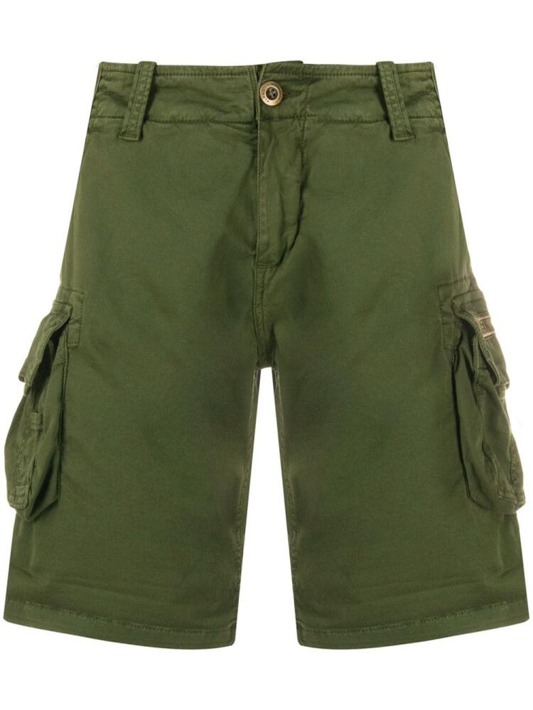 Alpha Industries knee-length cargo shorts - Green Cover