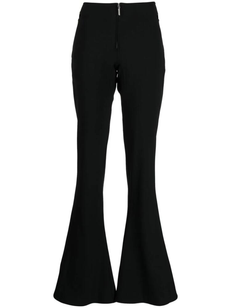 Jean Paul Gaultier low-rise flared trousers - Black Cover