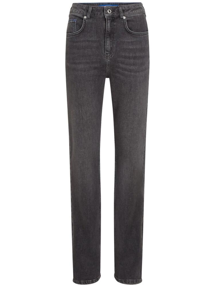 Karl Lagerfeld Jeans high-rise straight-leg jeans - Grey Cover