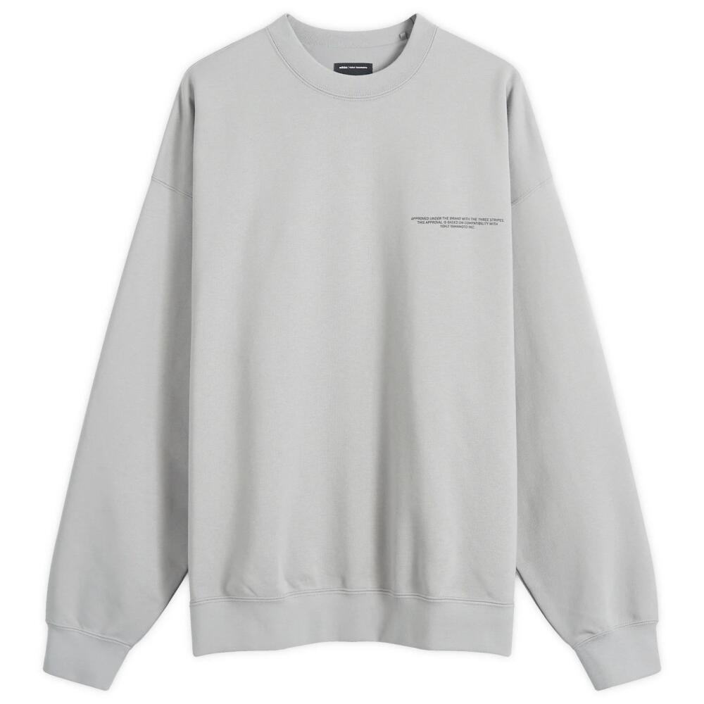 Y-3 Men's Logo Crew Sweat in Grey Cover