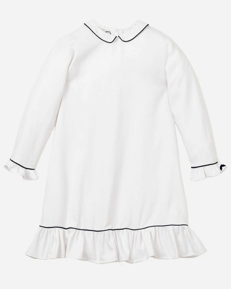 J.Crew Petite Plume™ girls' Sophia nightgown with piping Cover