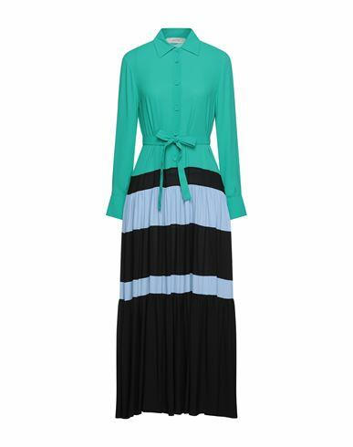 Jucca Woman Maxi dress Green Polyester Cover