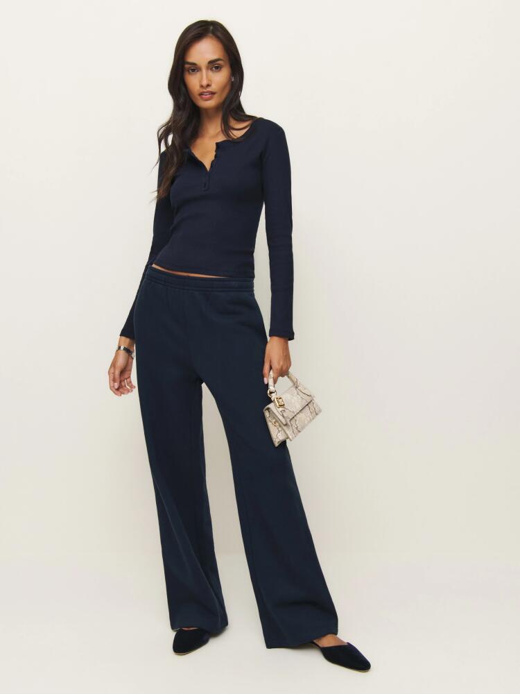 Reformation Kira Wide Leg Sweatpant Cover