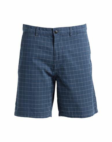 Selected Homme Man Shorts & Bermuda Shorts Slate blue Organic cotton, Cotton, Elastane Cover