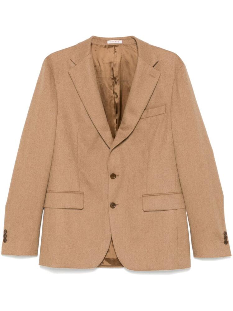 FURSAC brushed blazer - Brown Cover