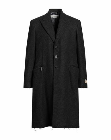 Golden Goose Man Coat Lead Wool, Polyamide Cover