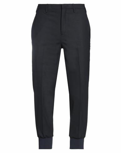 Neil Barrett Man Pants Midnight blue Polyester, Virgin Wool, Elastane Cover