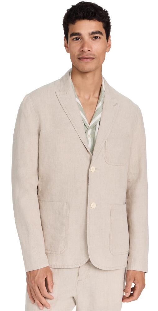 Alex Mill Mercer Blazer in Linen Flax Cover