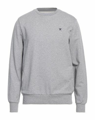 Hackett Man Sweatshirt Grey Cotton Cover