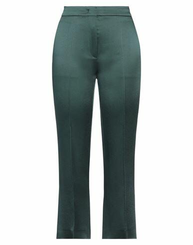 Rochas Woman Pants Dark green Acetate, Viscose Cover