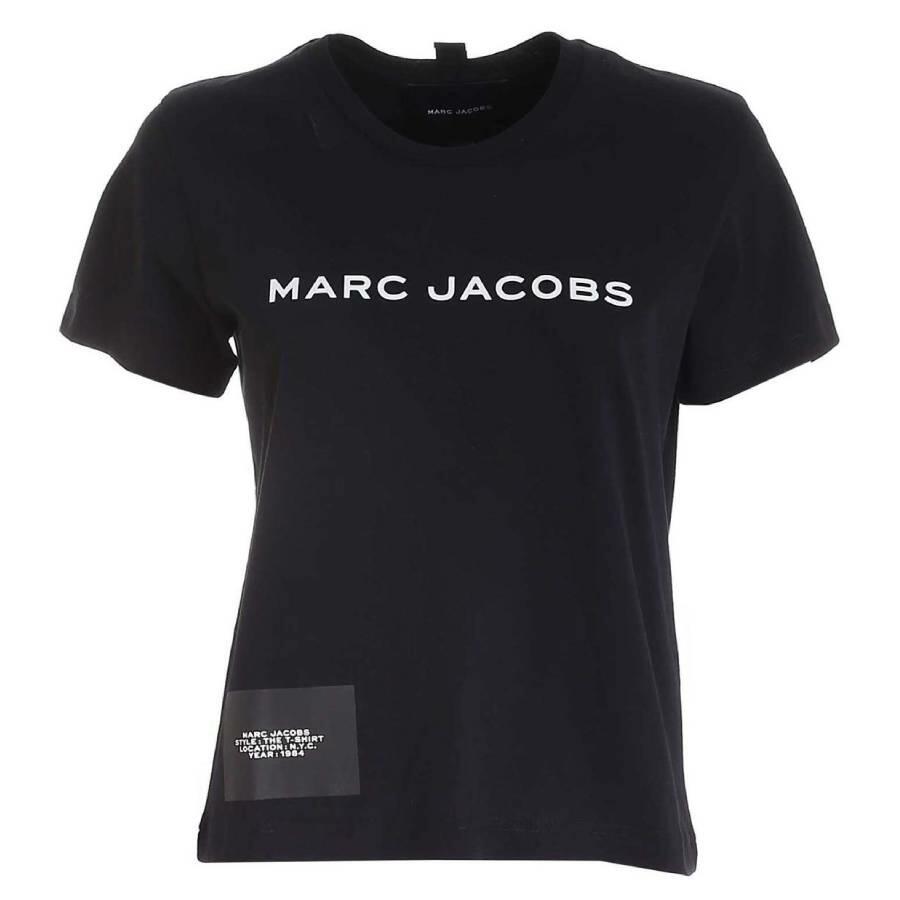 Marc Jacobs Black Cotton Logo The T-Shirt Cover