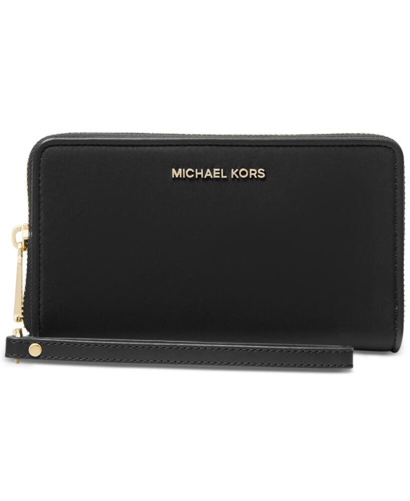 Michael Michael Kors Jet Set Large Flat Multifunction Phone Case - Black Cover