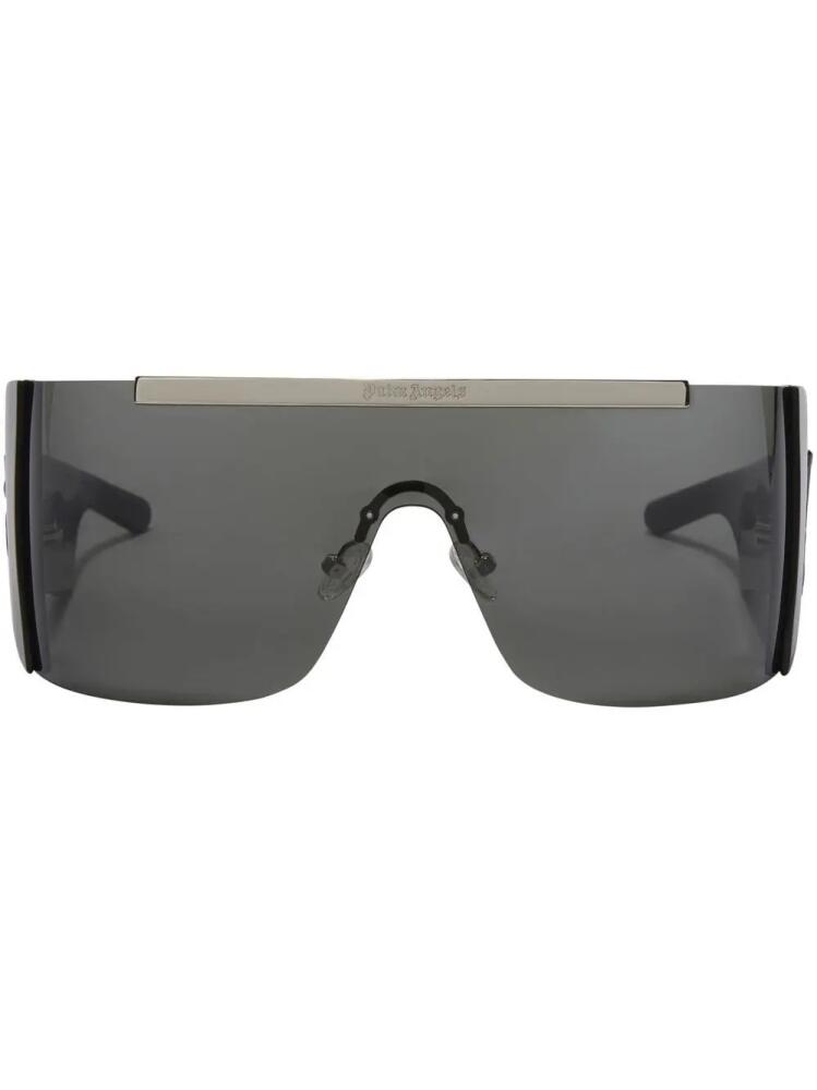 Palm Angels Eyewear Los Angeles mask sunglasses - Black Cover