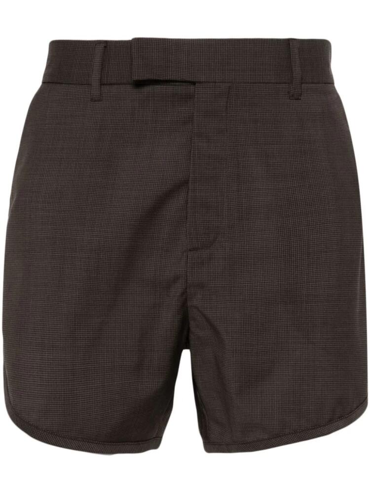 Martine Rose houndstooth tailored shorts - Brown Cover